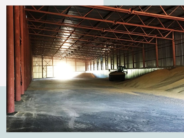 Строительство зернохранилищ в Павловском Посаде