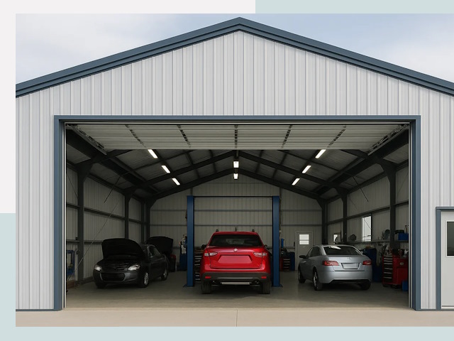 Ангары из сэндвич панелей от 610 руб. в Павловский Посад