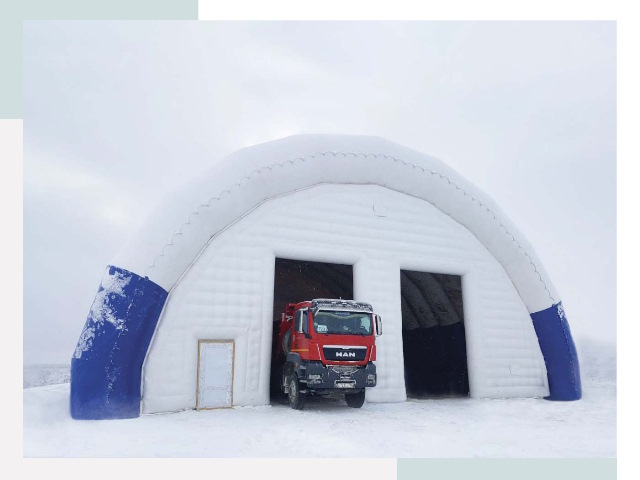Мобильные ангары в Павловском Посаде