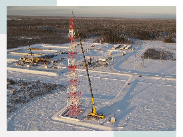 Мачты связи в Павловском Посаде