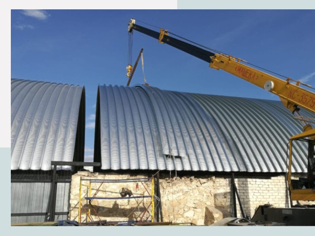 Реконструкция ангаров в Павловском Посаде от 610 руб.