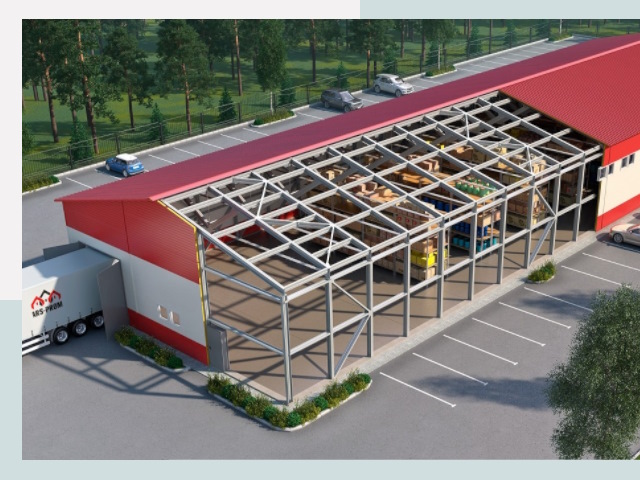 Проектирование ангаров в Павловском Посаде от 610 руб.